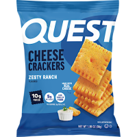 High-protein, Low Carb Cheese Crackers - Zesty Ranch