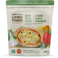 Keto U-Bake Pizza Crust - Garlic Rosemary