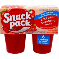 Snack Pack - Ready To Eat Juicy Gels - Strawberry