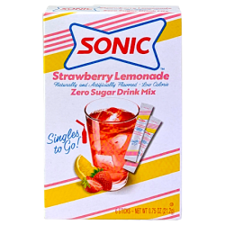 Sonic Zero Sugar Drink Mix - Strawberry Lemonade Sonic Zero Sugar Drink Mix - Strawberry Lemonade