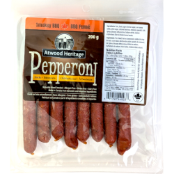 Atwood Heritage Pepperoni Sticks - Smokey BBQ Atwood Heritage Pepperoni Sticks - Smokey BBQ