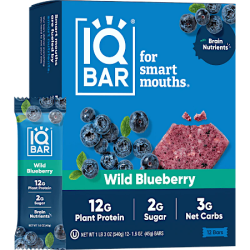 Plant Protein Bars - Wild Blueberry Plant Protein Bars - Wild Blueberry