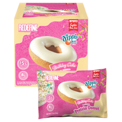 Flavoured Protein Donut - Birthday Cake