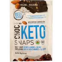 Keto Snaps Dark Chocolate Coconut & Almonds + Sea Salt
