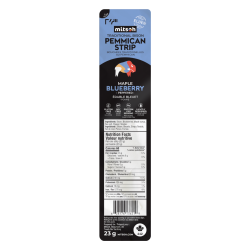 Mitsoh Bison Pemmican Strip Maple Blueberry