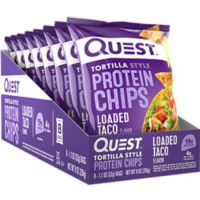 Tortilla Protein Chips (Box of 8) - Loaded Taco