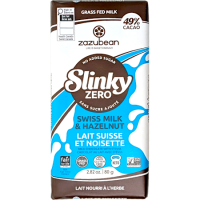 Zazubean Keto Chocolate with Grass-fed Swiss Milk and Hazelnut