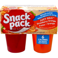 Juicy Gels - Ready To Eat Gel Snack - Orange & Strawberry