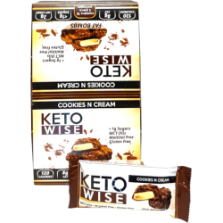 Keto Wise Fat Bombs - Cookies N Cream Box