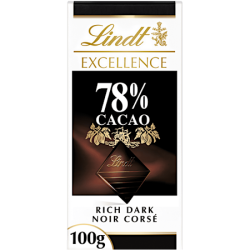 Lindt Excellence Smooth Dark Chocolate with 78% Cacao Lindt Excellence Smooth Dark Chocolate with 78% Cacao