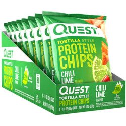 Tortilla Protein Chips (Box of 8) - Chili Lime