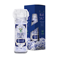 Blue Rock Salt with Grinder - Lower Sodium Salt