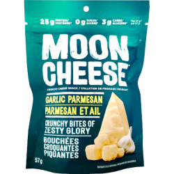 Natural Crunchy Cheese Snack - Garlic Parmesan