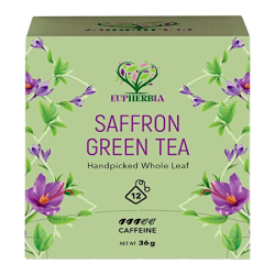 Handpicked Whole Leaf Saffron Green Tea