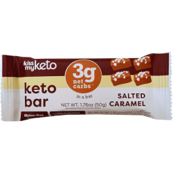 Keto White Chocolate Protein Bars - Salted Caramel