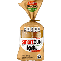 Gluten-free, Low Calorie SmartBuns - Sesame