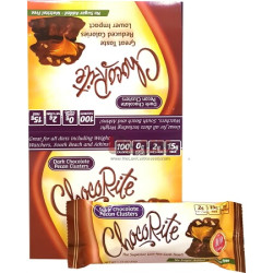 ChocoRite Two Piece Candies - Dark Chocolate Pecan Clusters Box