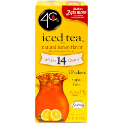 Sugar-Free Iced Tea Mix - Natural Lemon Flavor