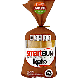 Gluten-free, Low Calorie SmartBuns - Plain