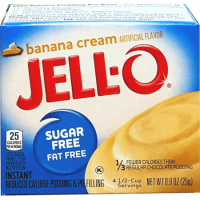 Jello- SF Instant Pudding & Pie Filling Banana Cream