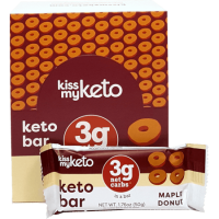 Keto White Chocolate Protein Bars - Maple Donut