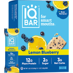 Plant Protein Bars - Lemon Blueberry Plant Protein Bars - Lemon Blueberry