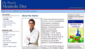 Dr. Poon Metabolic Diet