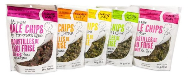 low carb kale chips by solar raw foods