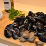 low carb clams & mussels