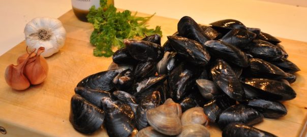 low carb clams & mussels