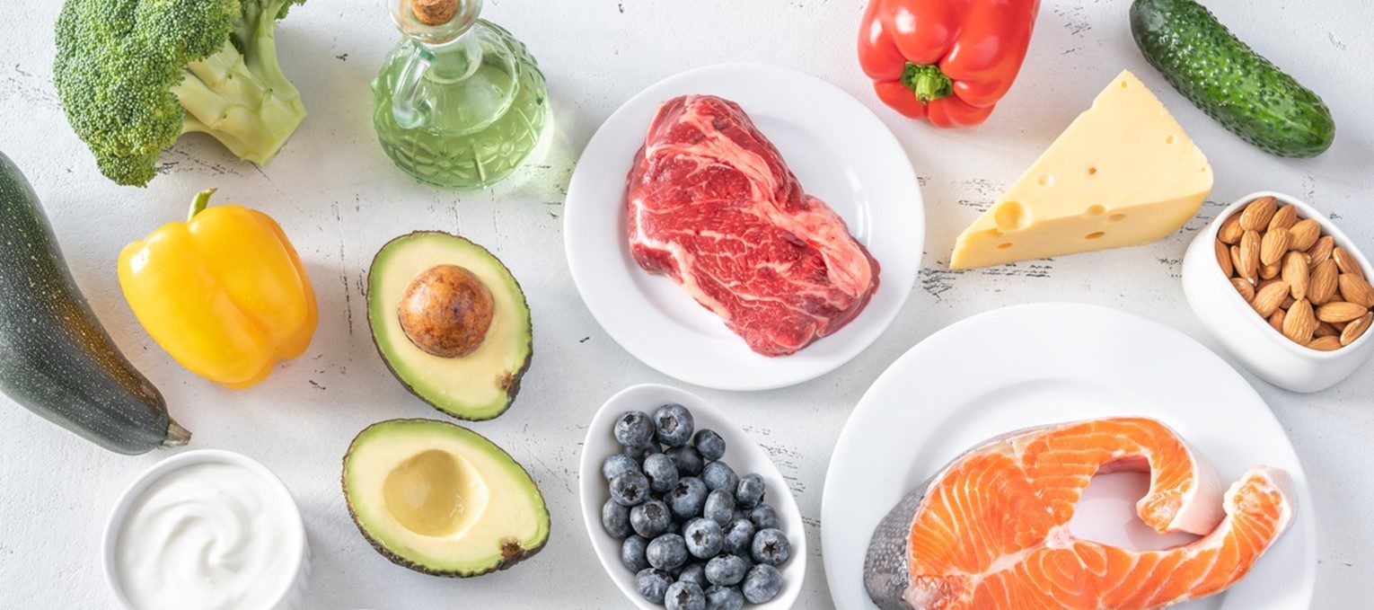 Selection of zero and low carb foods