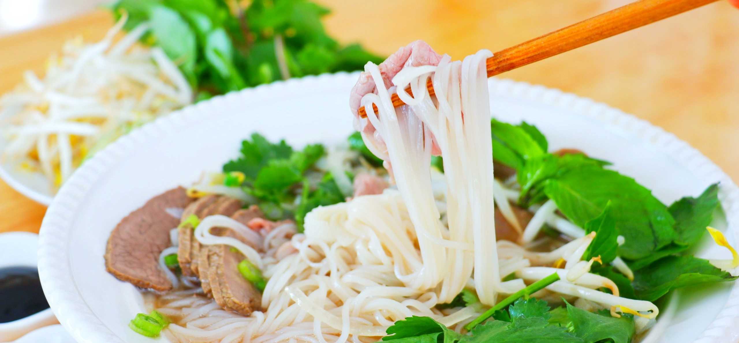 Pho noodles