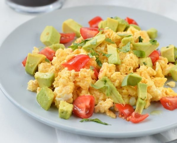 Keto Avocado and Eggs - Image Courtesy of Sweet as Honey