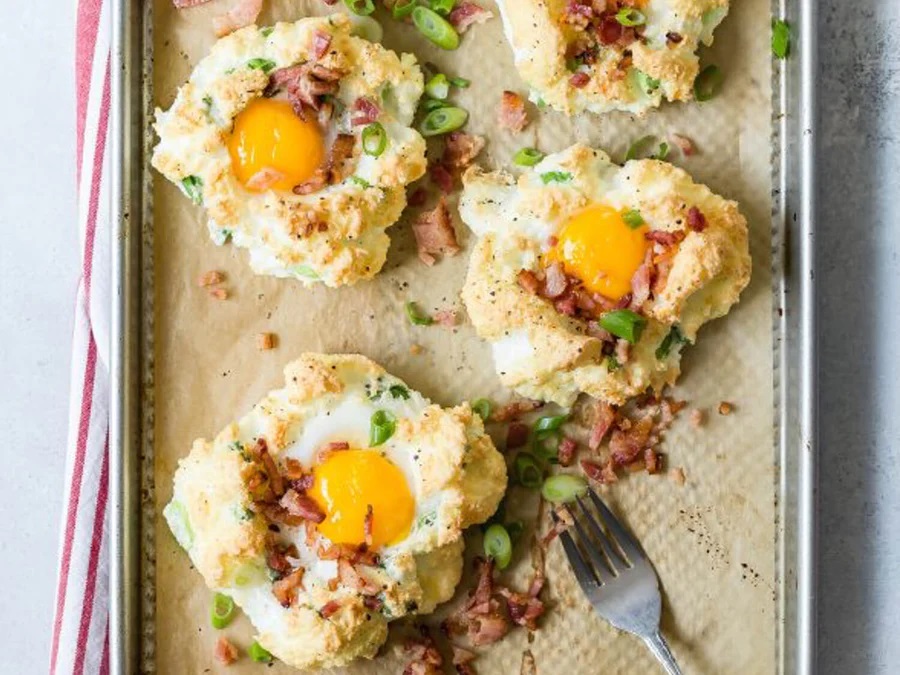 Organic Cloud Eggs - Image Courtesy of Foodness Gracious