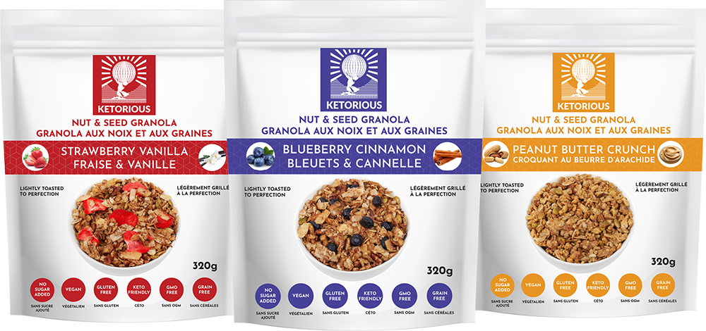 Low carb granolas
