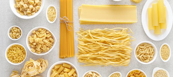 Low carb pasta and noodles